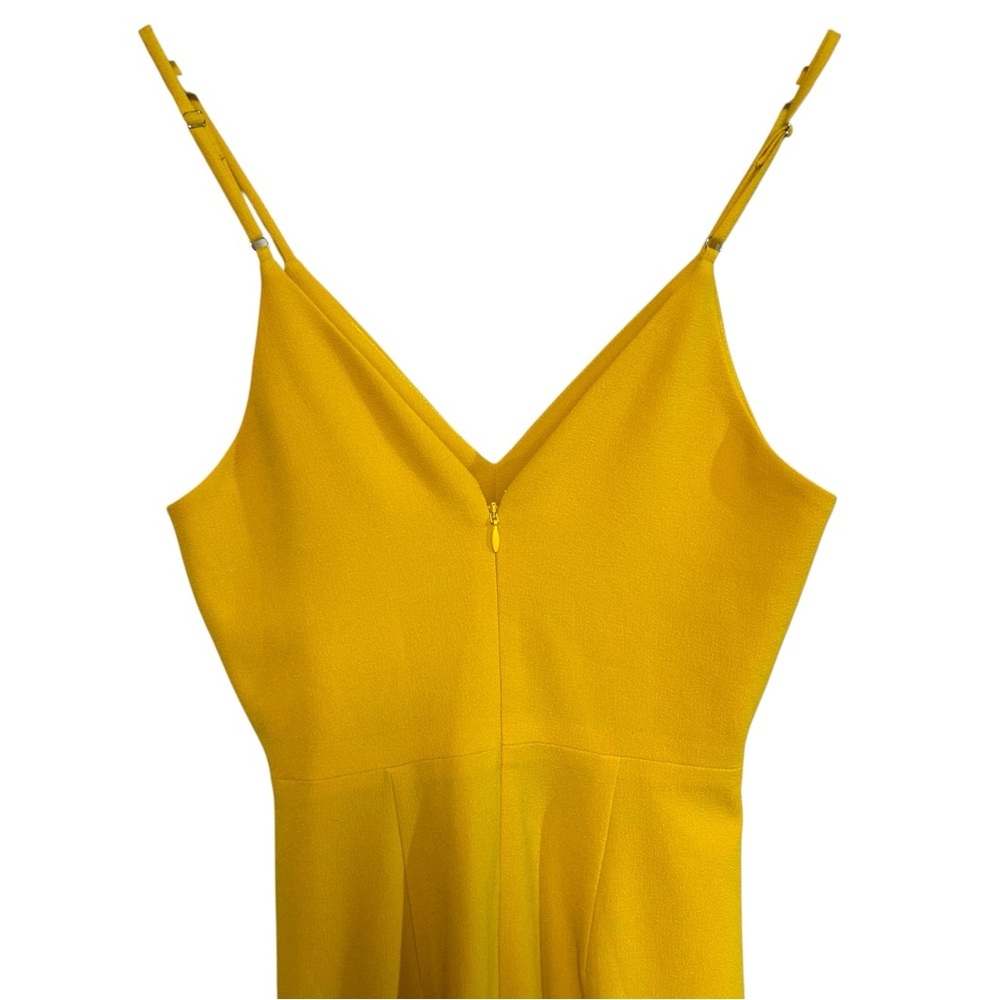 Dress the population XXS Wendy dress canary midi ruffle high low hem event dress - Picture 9 of 17